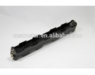 6 "AA" battery holder with snaps