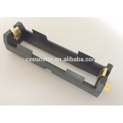 Single 18650 Lithium-ion Battery Holders 18650 Battery with Bronze Pins