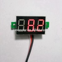 Super Mini LED Digital Voltmeter DC 0-100V Red Car Motorcycle Battery Monitor