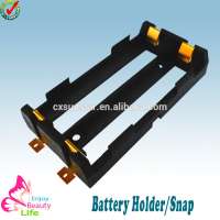 Dual 18650 Lithium-ion Battery Holders 18650 Battery with Bronze Pins