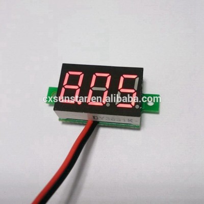 DC 2.5-30V Digital Voltmeter Volt Voltage Panel Gauge Meter Car Battery Monitor With Red LED Display